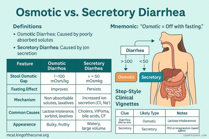 The Clinical Mechanics of Diarrhea: Differentiating Osmotic from Secretory Mechanisms (Part 1: Pathophysiology and Clinical Presentation)