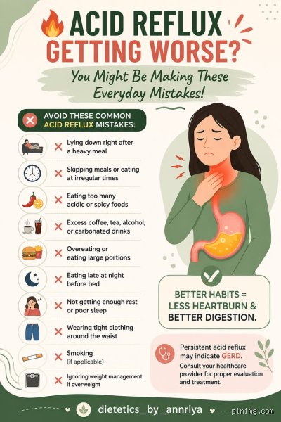 What gets mistaken for acid reflux?