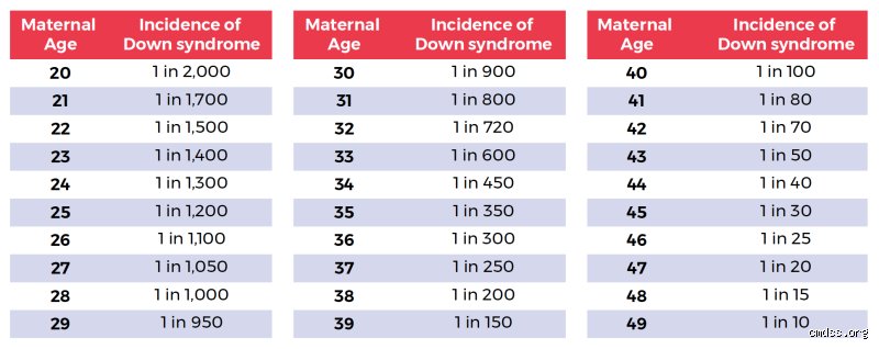 Decoding Advanced Maternal Age and Environmental Myths: Who is at Highest Risk for Having a Child with Down Syndrome?