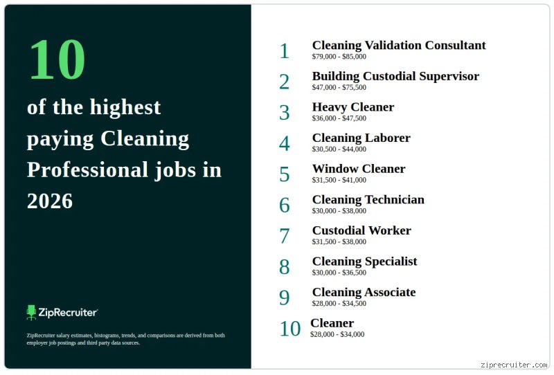 The Grime that Pays: What is the Highest Paid Cleaning Job on the Market Today?