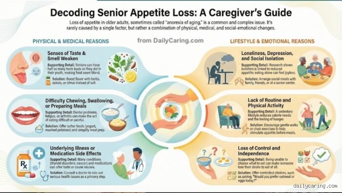 Understanding Why Older Adults Experience Decreased Appetite and Weight Loss Challenges