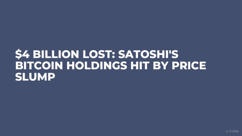 The Phantom Billions: Has Satoshi Nakamoto Lost $4 Billion in 4 Days?