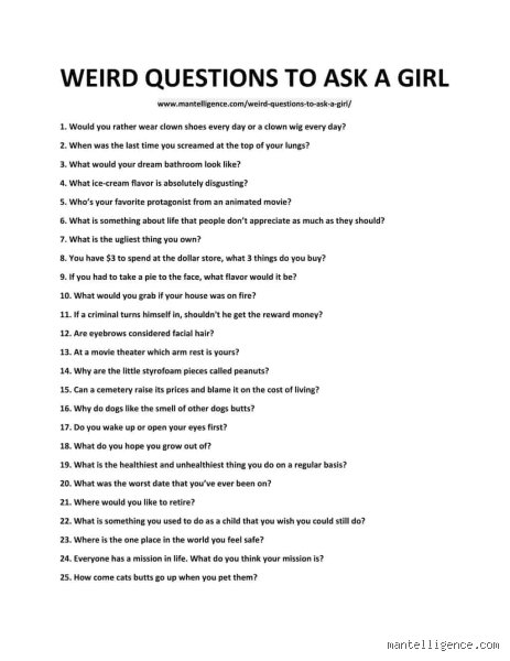 The Ultimate Minefield: What Are Embarrassing Questions to Ask a Girl Without Ruining Everything?