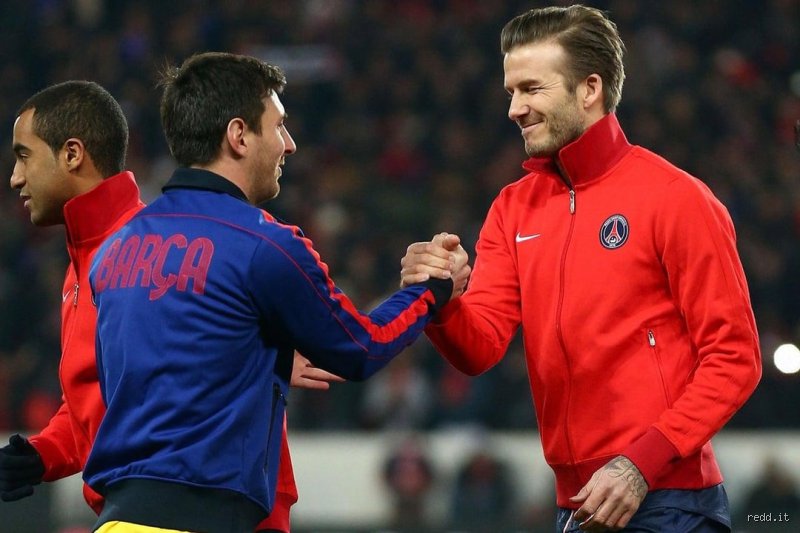 Does Beckham like Messi or Ronaldo?