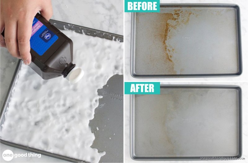 How long do you let baking soda and hydrogen peroxide sit?