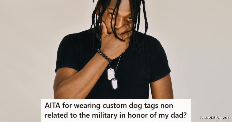 Is it offensive to wear a dog tag?