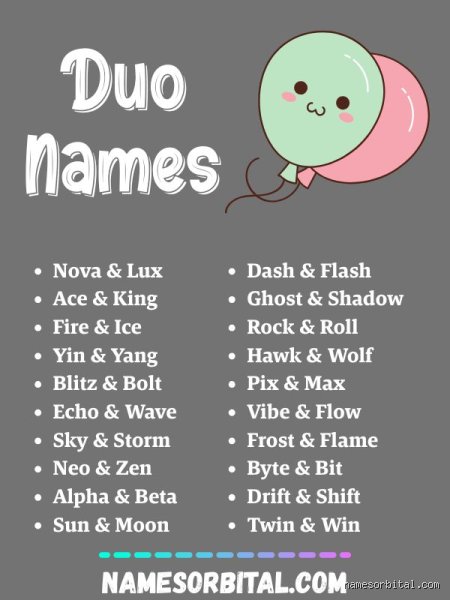 The Art of the Double Act: What Are Cute Duo Names and Why Do They Stick?