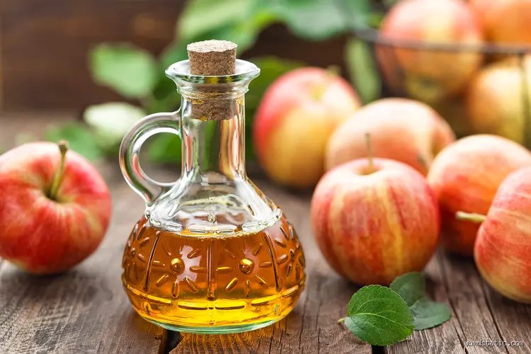 What cancels out too much apple cider vinegar?