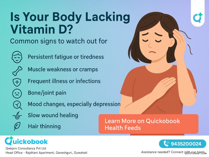 What are 5 physical signs you're taking too little vitamin D?