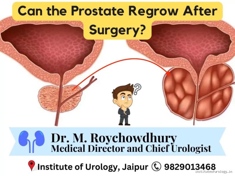 Can your prostate grow back after surgery?
