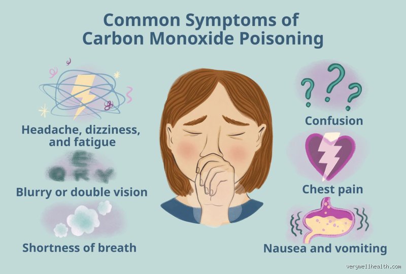 What are two warning signs of gas poisoning?