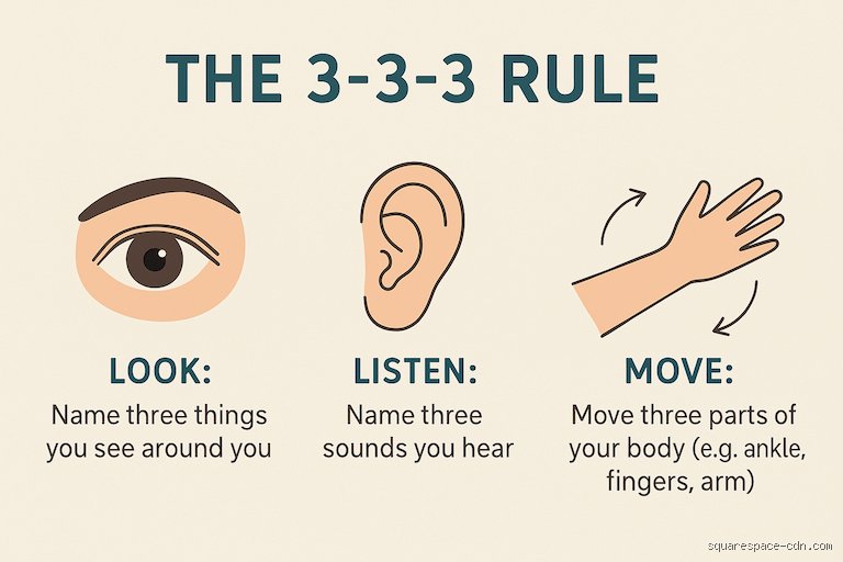 Navigating Panic: What Is the 3-3-3 Rule for Humans and How Does It Reset Your Overwhelmed Brain?