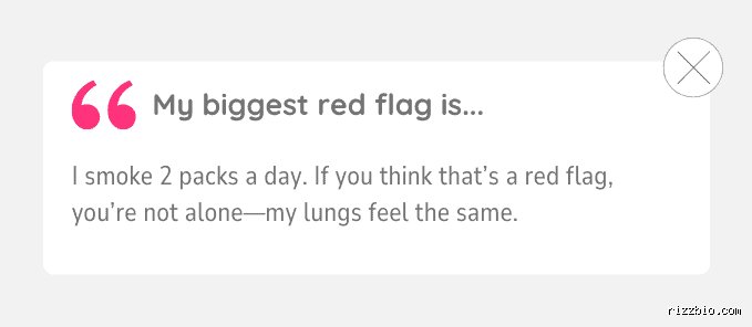 What is the biggest red flag on Tinder?
