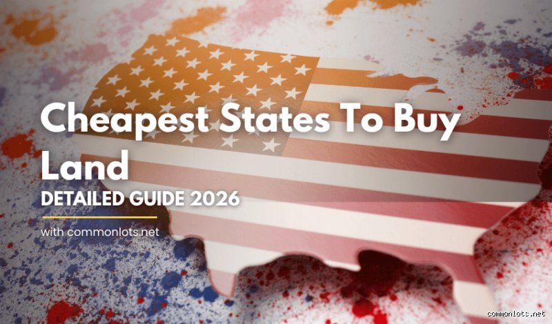 What is the cheapest state to buy land in 2026? The master blueprint for dirt-cheap acreage