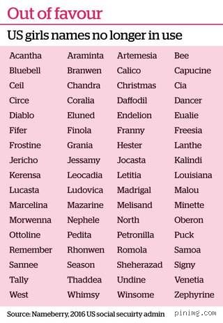 The Extinction of Elegance: What Names No Longer Exist for Females and Why They Vanished