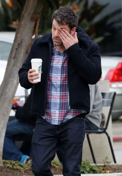 Why does Ben Affleck look so tired?
