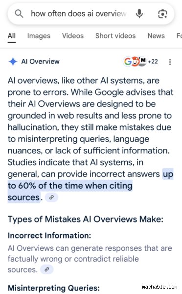 Is Google AI very accurate?