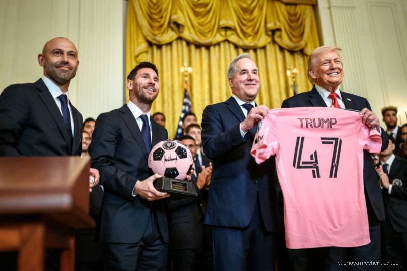 Does President Trump like Lionel Messi?