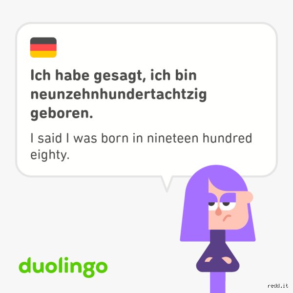 How old is Lily on Duolingo?