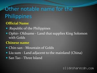 The 5 Names of the Philippines: Unearthing the Secret History and Political Shifting of a Southeast Asian Archipelago