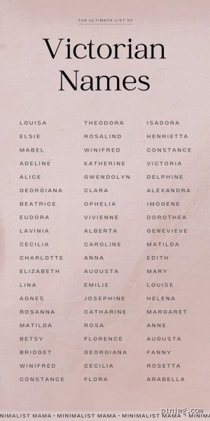What is an old Victorian name?