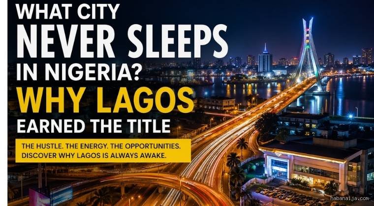 Which city never sleeps in Nigeria?
