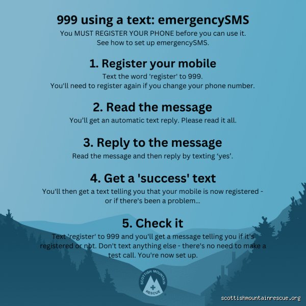 Can 999 receive text messages?
