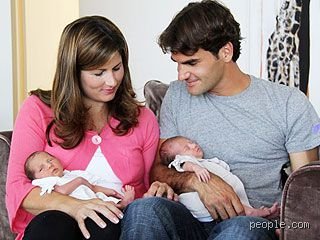 Did Roger Federer do a DNA test on his children?