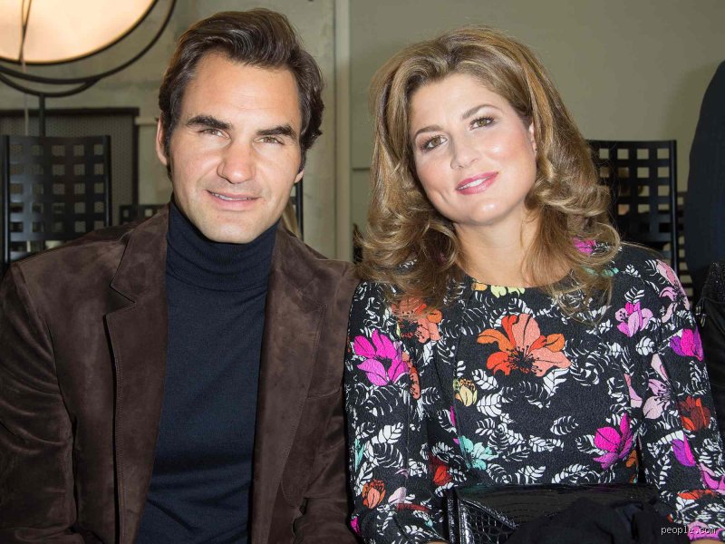 How old is Roger Federer's wife?