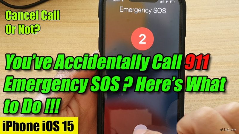 Do iPhones accidentally call 911?