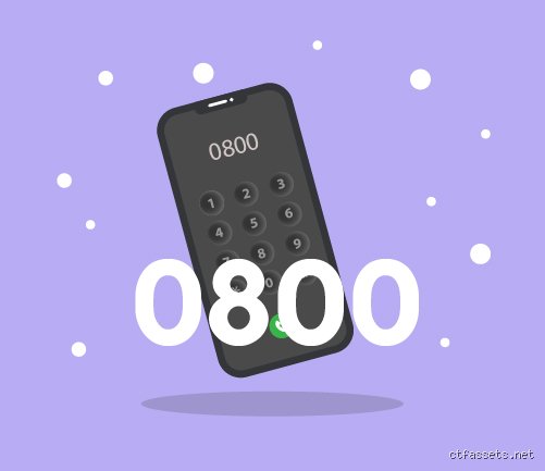 Is it free to call 0800 numbers from abroad?