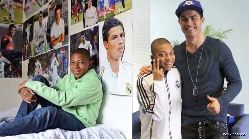 Is Mbappé a Ronaldo fan?