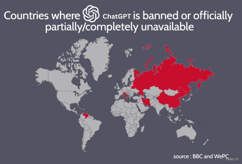 Which country banned ChatGPT first?