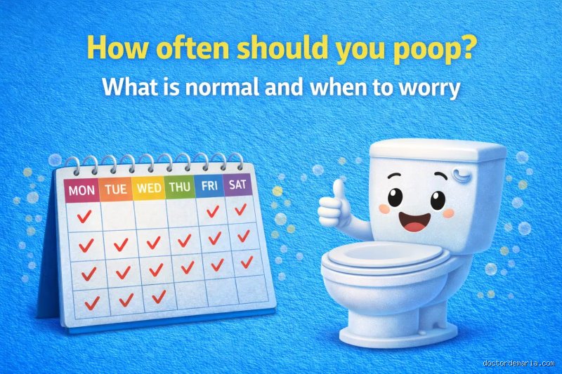 How often should a 50 year old poop?