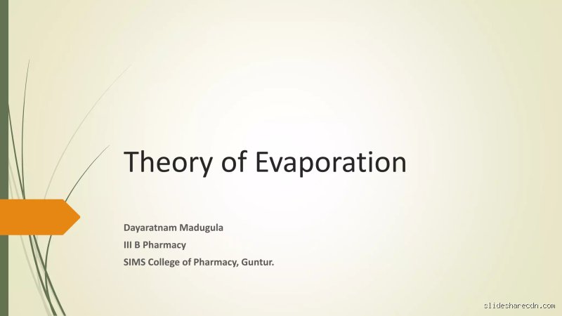 Beyond the Boiling Point: Unraveling the True Theory of Evaporation in Everyday Physics
