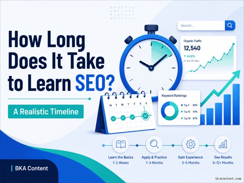 How quickly can I learn SEO to rank websites and drive organic traffic?