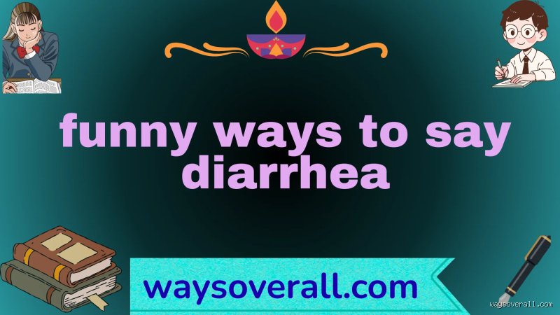 Navigating The Social Minefield: How Do You Say Diarrhea Discreetly Without Ruining The Vibe?