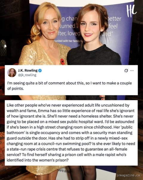 What did JK Rowling say about Emma?