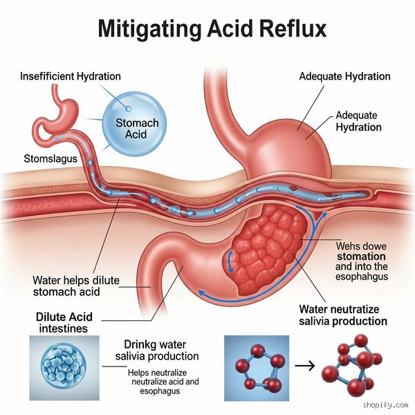 Does drinking water help acid reflux or is that just a kitchen myth we keep repeating?