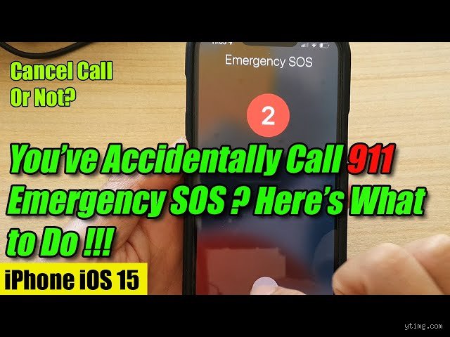 What do I do if I accidentally pressed SOS?