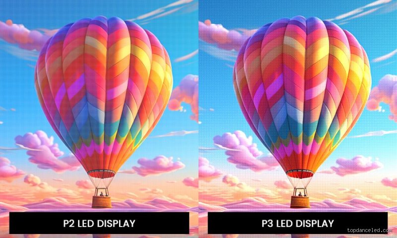 What Is the Actual Difference Between P2 and P3 LED Display Technologies?