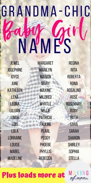 What Are Posh Old-Fashioned Names for Girls?