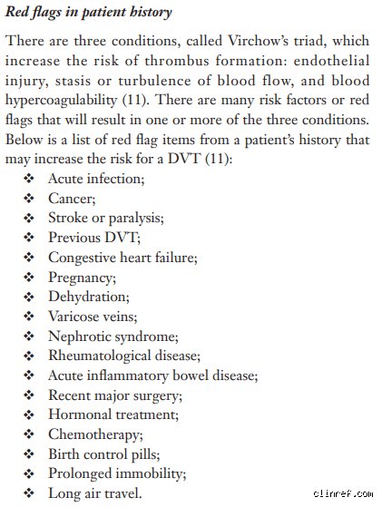 What Is the Red Flag for PE?
