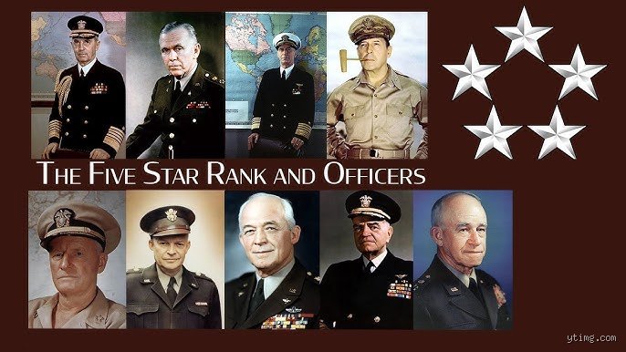 How Many 5 Star Generals Are There Ever in Military History and Why No One Holds the Rank Today