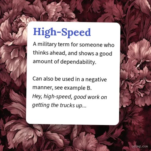 Decoding the Grunt Vernacular: What is High Speed in Military Slang and Why It Matters Now