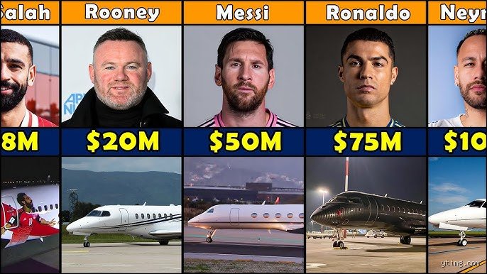 The Million-Dollar Stratosphere: Which Footballer Has the Most Expensive Private Jet Living the High Life?