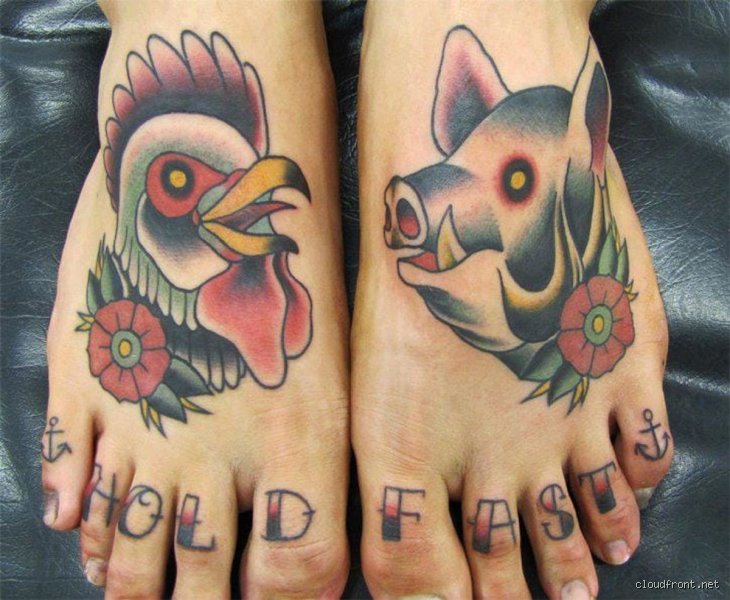 Why Do Sailors Get Pig And Rooster Tattoos For Protection Against Drowning At Sea