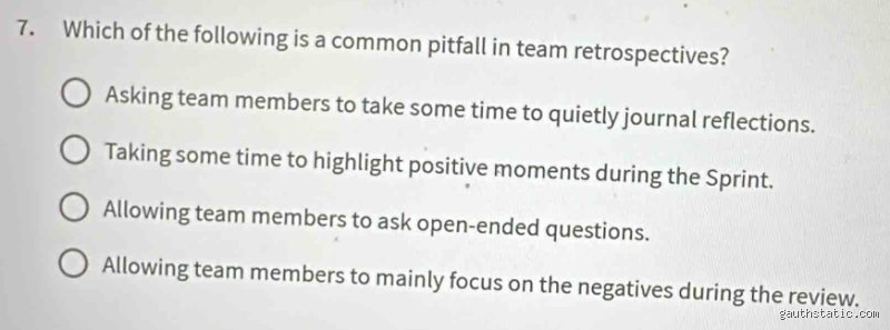 Why Your Sprint Review is Failing: The Silent Danger and What is a Common Pitfall in Retrospectives
