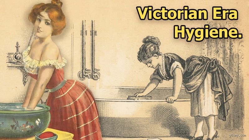 What was female hygiene like in the 1800s?