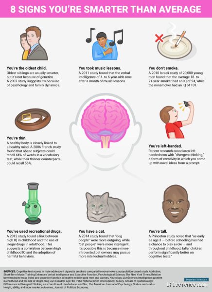 How to tell if someone is extremely intelligent?